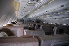 Airbus A330-200 salon view