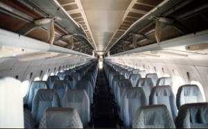 DC-9 salon view