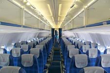 Tu-214 salon view