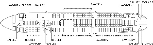 Аэробус 340 600 conviasa схема расположения мест Самолёт Airbus A340-300