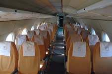 tu-134 salon view