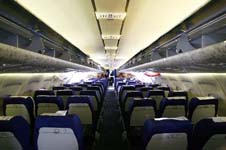 tu-154 salon view